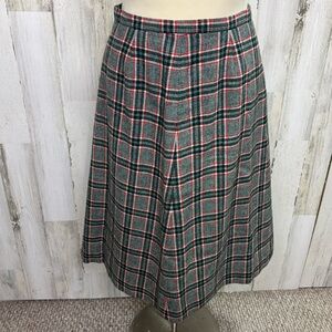 Pendleton Vintage 70’s-80’s‎ Plaid Wool A-Line Skirt